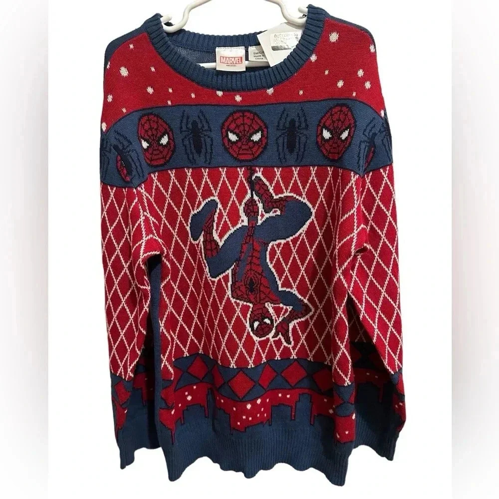 Marvel Spider Man Boy Ugly Christmas Sweater